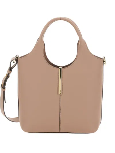 Tod's Mini Leather Tote Bag In Pink