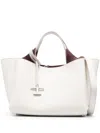 Tod's Mini Leather Tote Bag In White