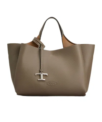 TOD'S MINI LOGO SHOULDER BAG