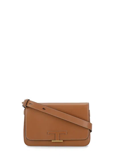 Tod's Mini Pouch With Logo In Brown
