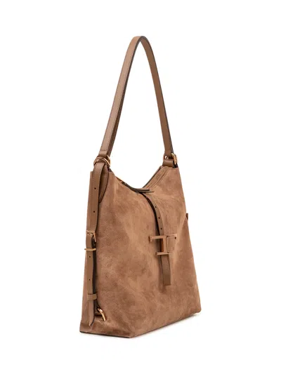 Tod's Tod`s Mini Sacca Shoulder Bag In Castoro-sepia