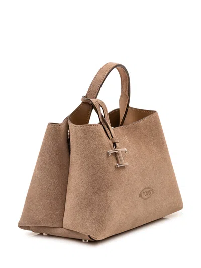 Tod's Tod`s Mini Shoulder Bag In Cappuccino-mist
