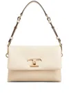 Tod's Mini T Timeless Calfskin Shoulder Bag In Neutrals