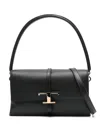 Tod's Mini T Timeless Cross Body Bag In Black