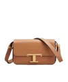 Tod's Mini T Timeless Cross Body Bag In Brown