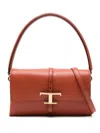 Tod's Mini T Timeless Cross Body Bag In Red