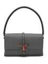 Tod's Mini T Timeless Flap Shoulder Bag In Blue