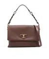 Tod's Mini T Timeless Tote Bag In Brown