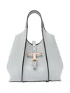 Tod's Mini T Timeless Tote Bag In Grey
