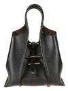 Tod's T Timeless Mini Leather Tote In Black