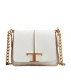 Tod's Mini Timeless Crossbody Bag In White