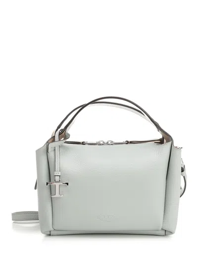 Tod's Mini Trunk Bag In Grey