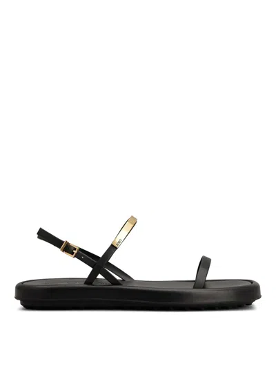 TOD'S SANDALIAS - NEGRO
