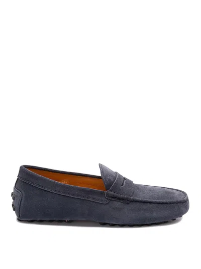 Tod's Gommino Loafers In Blue
