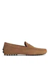 Tod's Beige Suede Loafers In Beige