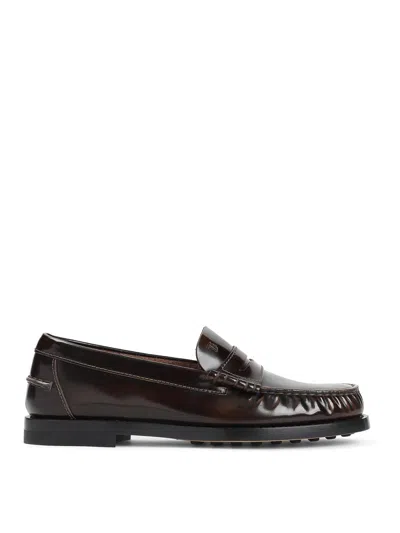 TOD'S TODS CALF LEATHER LOAFERS
