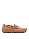 Tod's Tods Leather Loafers In Brown