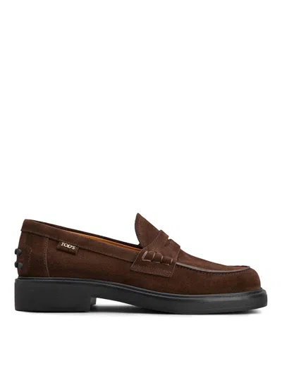 TOD'S LEATHER MOCCASIN