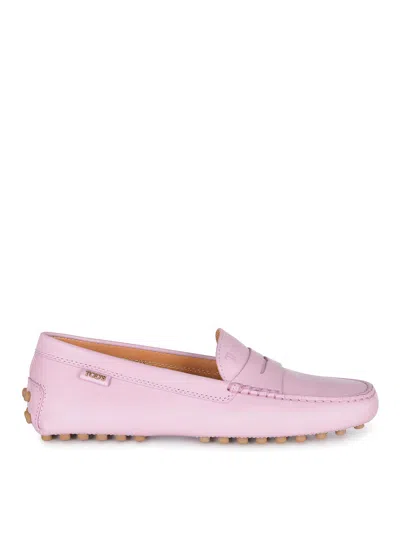 Tod's Tods Loafer Made Of Leaher In Pink