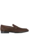 Tod's Man Loafers Dark Brown Size 8 Leather In Brown