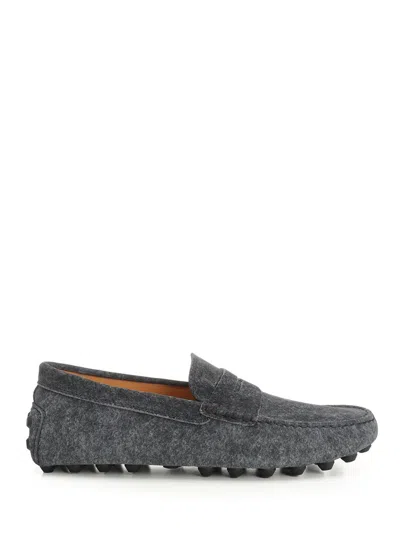 Tod's Mocassino Gommino Macro 52k Loafers Blue