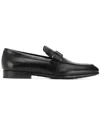 Tod's Black Leather Loafers In Black