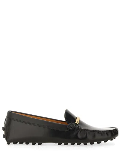 Tod's Moccasin "rubbermaid" In Black