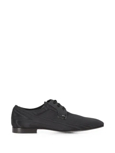 Tod's Moiré-effect Lace-up Oxford Shoes In Multi