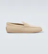 Tod's Beige Woven Leather Slip-on Loafers With Rubber Sole Men In Neutral