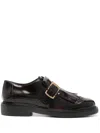 Tod's Monk-strap Brogues In Rot