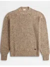 Tod's Mouliné Sweater In Neutrals