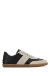 Tod's Leather And Suede Sneakers With Contrast Panels In Multi