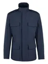 Tod's Multi-pocket Jacket In Blue