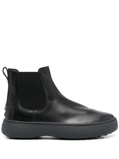Tod's Multicolor Men's Winter Rubber Boots For Fw22 In Gray