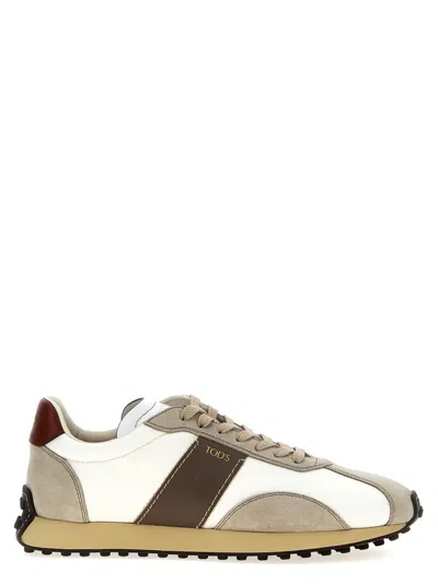 TOD'S MULTICOLOR LACE UP SNEAKERS
