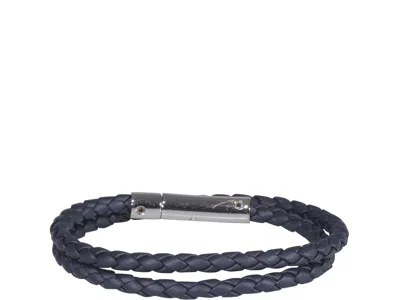 Tod's Mycolors Leather Bracelet In Blue