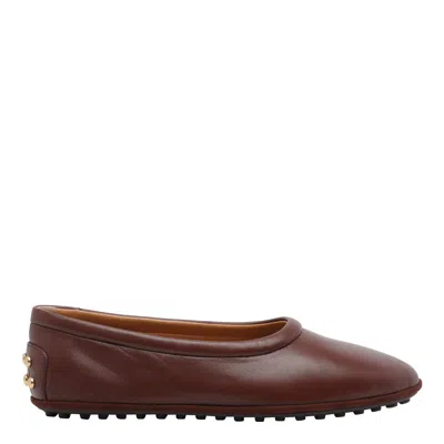 Tod's Nappa Ballet In Brown