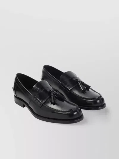Tod's Nappa Leather Loafer Tassel Detail