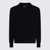 TOD'S NAVY BLUE WOOL KNITWEAR