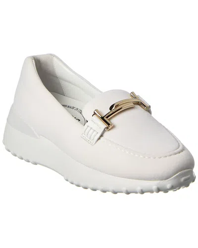 Tod's Tods Neoprene Loafer In White