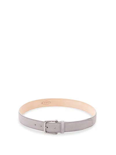 Tod's New Basic Belt In Gray