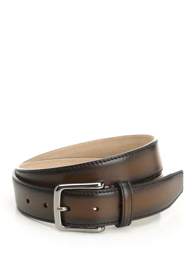 Tod's New Basic Belt P.35 Barolo Sfumato Belts Brown