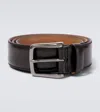 Tod's New Basic Leather Belt In Brown