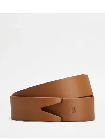 Tod's New Greca Belt In Brown