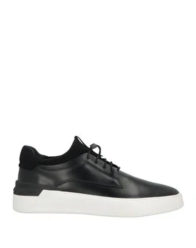 Tod's No Code Tod's No_code Man Sneakers Black Size 10 Leather, Textile Fibers
