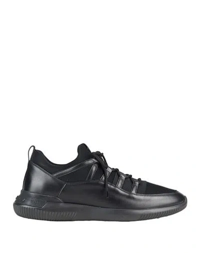 Tod's No Code Tod's No_code Man Sneakers Black Size 8.5 Soft Leather, Textile Fibers