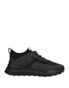 Tod's No Code Tod's No_code Man Sneakers Black Size 8.5 Soft Leather, Textile Fibers In Black