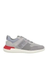 Tod's No Code Tod's No_code Man Sneakers Grey Size 9 Leather, Textile Fibers In Gray