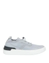 Tod's No Code Tod's No_code Man Sneakers Light Grey Size 9 Textile Fibers, Leather In Grey