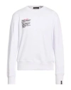Tod's No Code Tod's No_code Man Sweatshirt White Size Xl Cotton In White